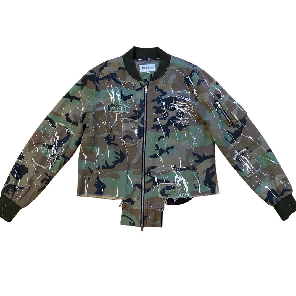 Custom Cropped Military style jacket